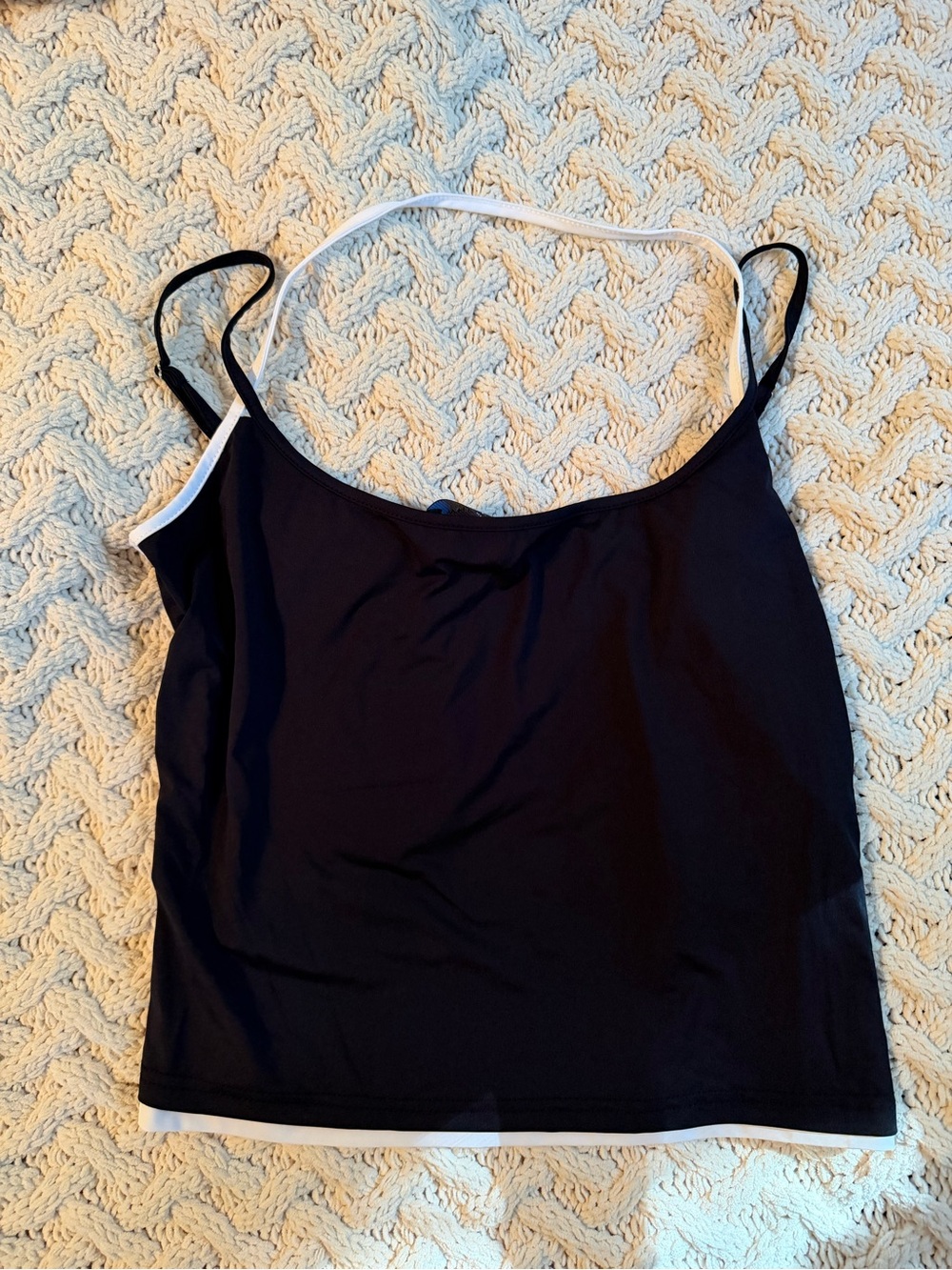 White fox tank top